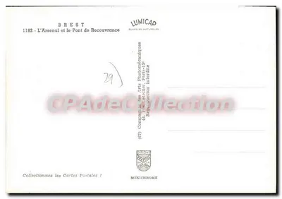 Brest - O Arsenal e o Ponte de Recouvrance — Lumicap — Verso