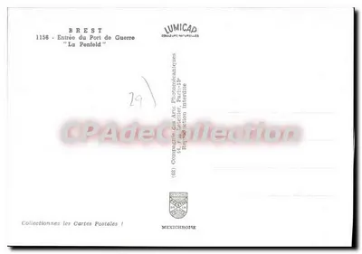 Brest — Wejście do Portu Wojennego "La Penfeld" — Lumicap — Rewers
