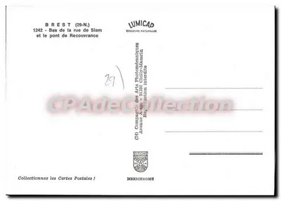 Brest (29-N.) — Dolna ulica Siam i most Recouvrance — Lumicap — Rewers