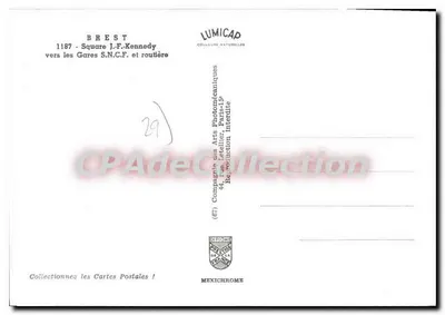 Brest - Plac J.F. Kennedy — w kierunku stacji S.N.C.F. i drogowych — LUMICAP — Rewers