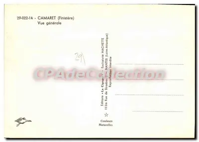 Camaret (Finistère) — Vista generale — Edizioni La Gigoone - Hachette — Verso