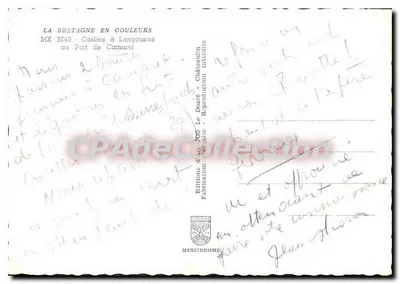 Casiers de Lulas no Porto de Camaret — Éditions d'Art Jos - MX 3240 — Verso