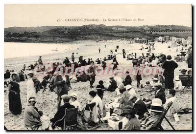 Carantec (Finistère) — Le Kelen à l'Heure du Bain — éditeur non identifié, n° 47