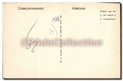 Concarneau — Ausladen von Thunfisch — Imp. Lévy et Neurimin, Paris — Rückseite