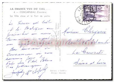 Concarneau (Finistère) — Ville close et port de pêche — Éditions Gaby — Rewers