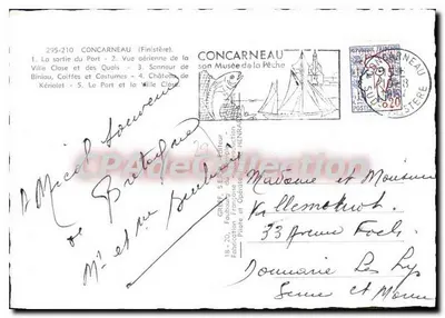 Concarneau — Souvenir — Greff — Rewers