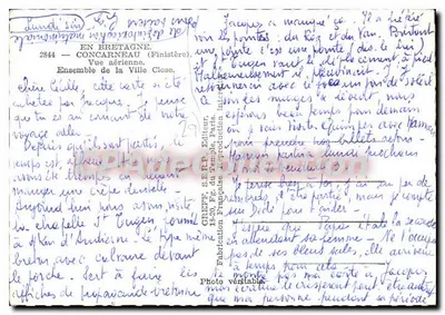 कॉंकरनू (फिनिस्टेर) — कॉंकरनू शहर के विमान से दृश्य — ग्रेफ़ — पीछे