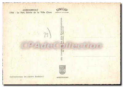 Concarneau — Invoer van de Gesloten Stad — Lumicad — Achterkant