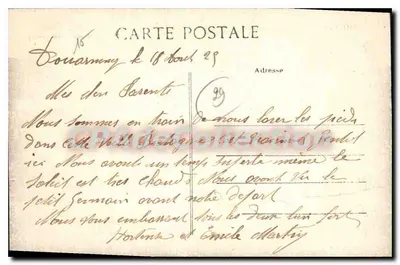 Douarnenez — Pors-en-Oostec — Kolekcja Villard, Quimper — Rewers