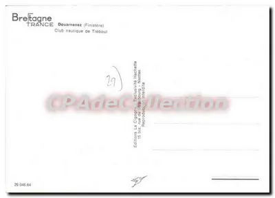 Puerto de Douarnenez — Bretaña — Ediciones La Cigogne — Reverso