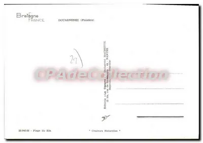 Playa del Ria — Douarnenez (Finistère) — Ediciones La Cigogne — Reverso