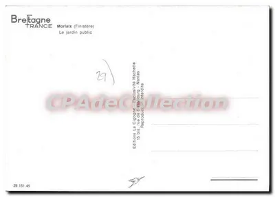 Cygula — Morlaix (Finistère) — Wydawnictwo Cygula — Rewers