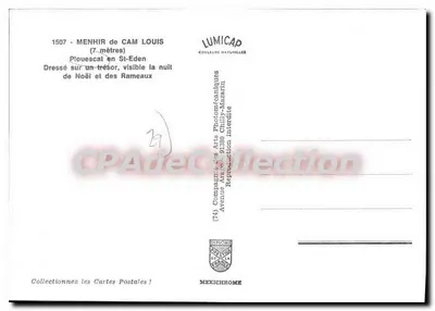 Menhir de Cam Louis — Plouescat en St-Eden — Lumicap — Rewers