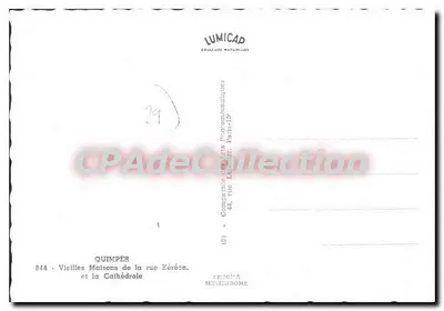 कुइम्पर — केरेओन रोड पर पुराने घर और कैथेड्रल — लुमिकैप — पीछे