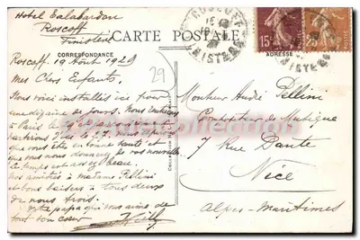 Roscoff (Finistère) - Plaża — Ogólny widok — Wydawca nieznany, nr 37 — Rewers