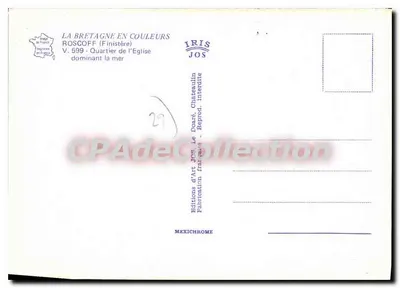 Roscoff (Finistère) — Dzielnica Kościoła dominująca nad morzem — Wydawnictwo Sztuki JOS — Rewers