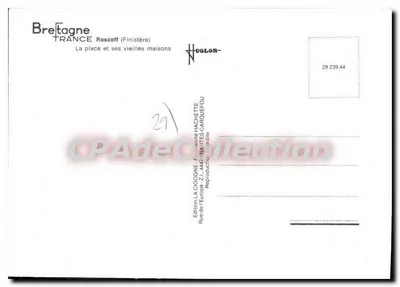 Roscoff — Plac i stare domy — wydawnictwo LA CIGOGNE — Rewers