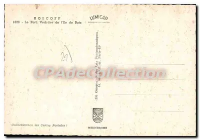 Roscoff — Port, wyspa Batz — wydawca LUMICAP — Rewers