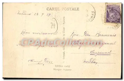 Lits Clos Bretons — Piękna rodzina — G. Gaby — Rewers