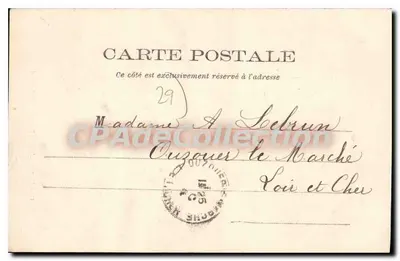 Finistère — Jovens Moças de Pont-Aven — Editor não visível — Verso