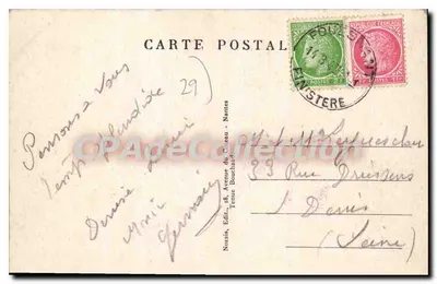 Beg-Meil (Finistère) — Praia de Welcome — Nozais, Editor — Verso
