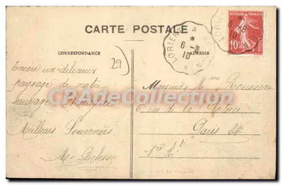 Les Roches de Barrigan - Vallée de l'Ellé — Collectie Villard, Quimper — Achterkant