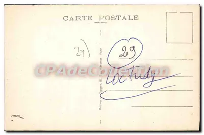 Loctudy (Finistère) — A Igreja — Edição Gégrège, 11, rue Génarum Paris — Verso