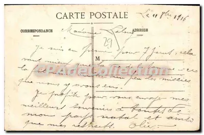 La Roche-Maurice (F.) — Ruines du Château et Pont sur l'Ellorn — Collection CPAdéCollection — Verso
