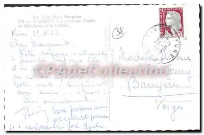 Grenoble — Vista generale, catena della Taillefer — André — Verso
