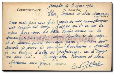 Grenoble — Les Quais — Le Moucherotte — LL — Verso
