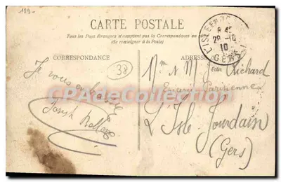 Grenoble - A Praça Grenette e o Monte St-Eynard - E.R. — Verso
