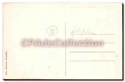 Grenoble — Stacja i Moucherotte — Wyd. Bourcier, Grenoble, nr 114 — Rewers