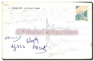 Pornichet - O Porto e a Doca — Edição Morales, n°4 — Verso