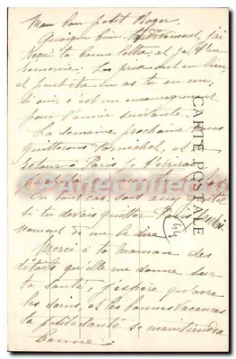 Pornichet (Loire-Inf.) — Widok plaży — kolekcja F. Chapeau, Nantes — Rewers