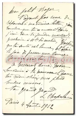 Pornichet (Loire-Inf.) — Na brzegu plaży — kolekcja F. Chapeau, Nantes — Rewers