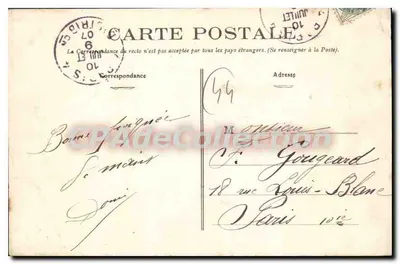 Pornichet (L.-Inf.) — Ogólny widok plaży — Phototypie Vassellier, Nantes — Rewers