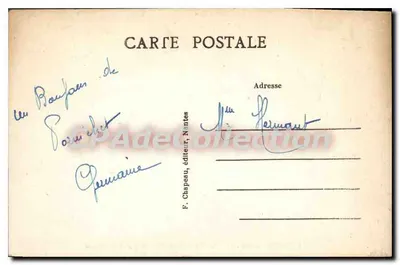 Pornichet (Loire-Inf.) — La Playa y el Boulevard des Océanides — F. Chapeau, Nantes, n°221 — Reverso