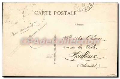 PORNICHET (Loire-Inf.) — Entrada do Bois d'Amour — F. Chapeau, Imp.-Ed. L. Montes — Verso