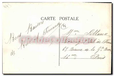 Pornichet (Loire-Inf.) — A Praia vista das Dunas — Coleção F. Chapeau, Nantes - 3e mille — Verso