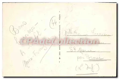 Pornichet — Boulevard de las Oceanidas y la Playa hacia Pornichet — LL.111 — Reverso