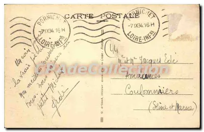 Pornichet — Przystań — G. Arnaud, wydawca w Nantes, n°19 — Rewers