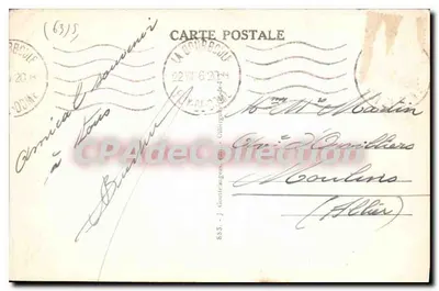 La Bourboule — Most i Chalet Choussy — Roches des Fées — Auvergne — Rewers