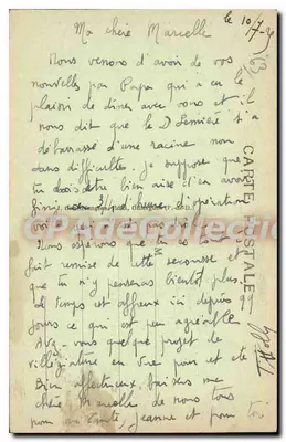 La Bourboule — Widok z szczytu funikulera — G. D'O. - 844 — Rewers