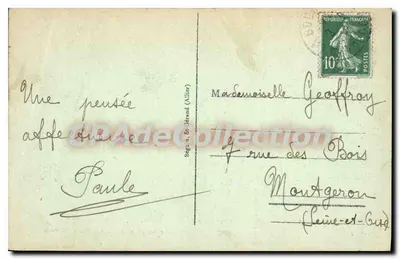 Górze Przełomu i Villa Peirônnel — Piekne Auvergne — n° 3054 — Rewers