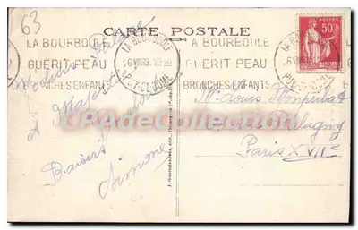 La Bourboule — Funicular de Charlannes — G. D'O. n°124 — Rewers