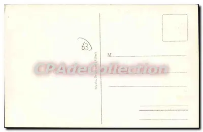 Piekne Auvergne — Kasyno i Plateau de Charlanne — CPAdéCollection — Rewers