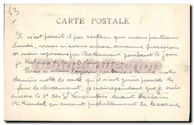 Arredores de LA COURTINE — LA BOURBOULE — Vista geral — Verso