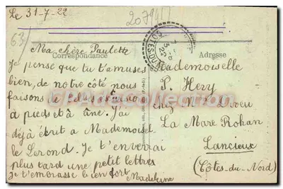 La Bourboule - Góry Dordogne — g.d.o. 846 — Rewers