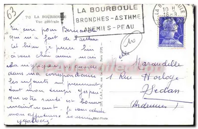 La Bourboule — Ogólny widok — Réal-Photo — Rewers