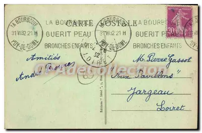 La Bourboule — Widok z Doliny Vendée — Wydawnictwo Ideal, nr 3668 — Rewers